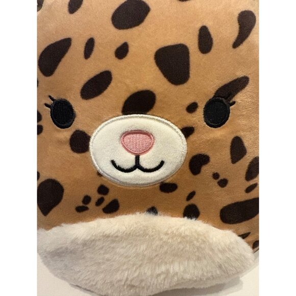 Squishmallows Leopard Plush Pillow 12” Kei the Beige Cheetah - Picture 3 of 5